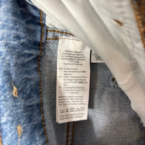 Madewell 11" High Rise Flare Jeans in Conwell Wash 27 Petite - Picture 7 of 7